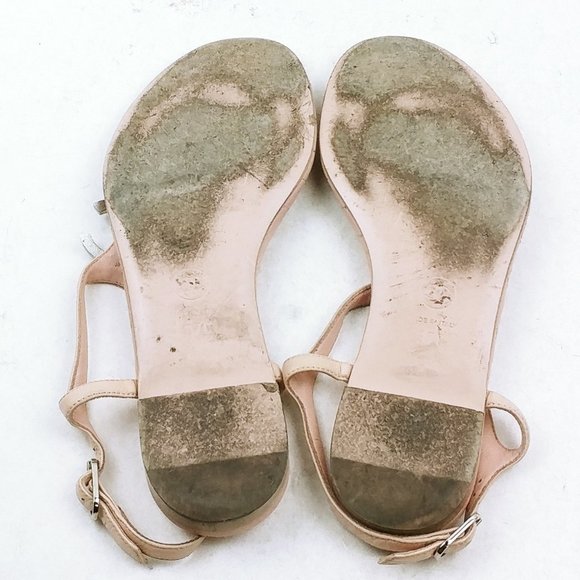 Chanel Women's Cream Sandals Size  37C (Posh69) - Picture 5 of 6